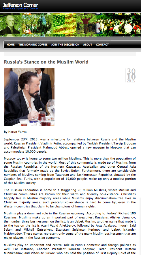 Rusya’nın Müslüman Dünyasına Bakışı